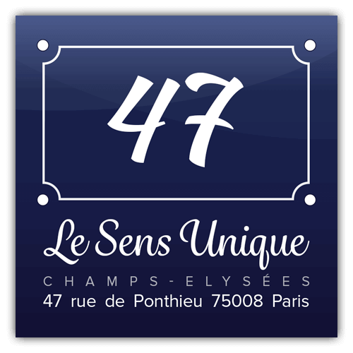 Restaurant Le Sens Unique Paris 8 Champs-Elysées